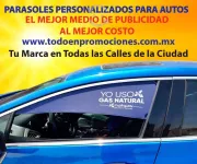 CORTINAS PARA AUTO PERSONALIZADAS CON TU LOGOTIPO