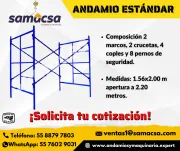ANDAMIO TUBULAR ESTÁNDAR - SAMACSA