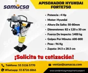 Bailarina, Compactador Hyundai Forte 750N 4HP