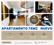 Apartamento nuevo zona 11 sobre la 13 calle