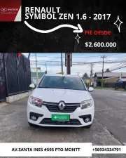RENAULT SYMBOL ZEN 1.6 - 2017
