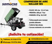 Compresor Sullair Portátil – Potencia, Rendimiento y Confiabilidad