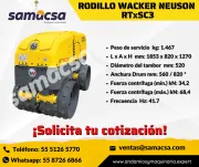 Rodillo para Zanjas RT – Compactación Potente y Precisa