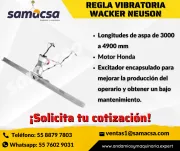 REGLA VIBRATORIA WACKER NEUSON P35A – SAMACSA