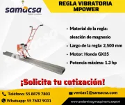 REGLA VIBRATORIA MPOWER MOTOR HONDA SAMACSA