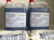 SSD Solución química y polvo activador para la limpieza de billetes
