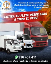 🇵🇪 COTIZA TU FLETE DESDE LIMA A TODO EL PERÚ 🇵🇪