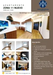 Apartamento zona 15 San Lazaro Nuevo en venta