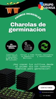 Charolas para germinado – el comienzo perfecto para tus cultivos