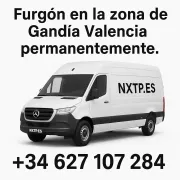 Furgón disponible en Gandía y Valencia para mudanzas y transportes