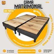 CAMA MATRIMONIAL EN 2 PARTES EN MONTERREY ¡LOS MEJORES PRECIOS!