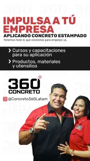 Curso Presencial de Concreto Estampado – Aprende a Instalar, Texturizar y Vender tus Proyectos