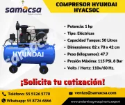 ¡Descubre el poder del Compresor Hyundai de 2 HP!