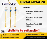Puntal Metálico Extra Fuerte y Ajustable