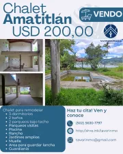 Casa Chalet en Amatitlan para remodelar A TU GUSTO!