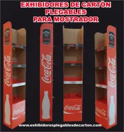 EXHIBIDORES PLEGABLES DE CARTON Y COROPLAST