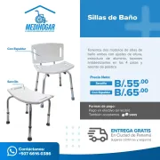 SILLAS DE BAÑO NUEVAS TENEMOS DOS MODELOS DISPONIBLES