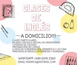 CLASES DE INGLES A DOMICILIO!