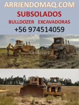 subsolados Bulldozer D8 y excavadoras